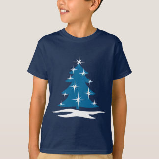 Kid's  Christmas T-shirt Blue Holiday Classic Tee