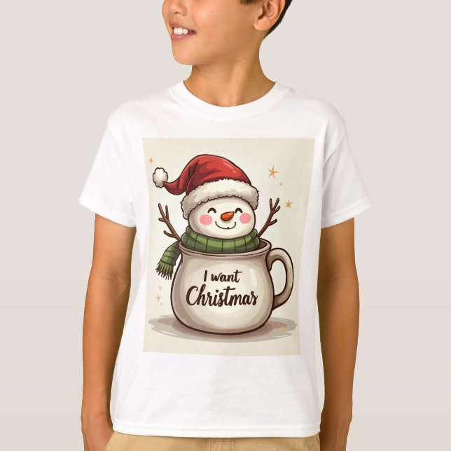 Kids Christmas T-Shirts (Front)