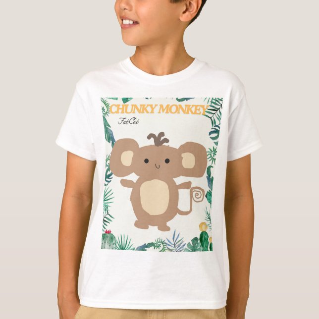 Kids chunky monkey shirt (Front)