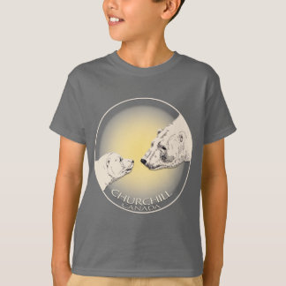 Kid's Churchill Polar Bear Shirt Bear Art T-Shirt