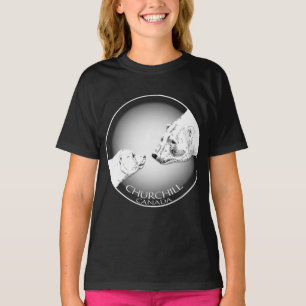 Kid's Churchill Polar Bear Shirt Bear Art T-Shirt