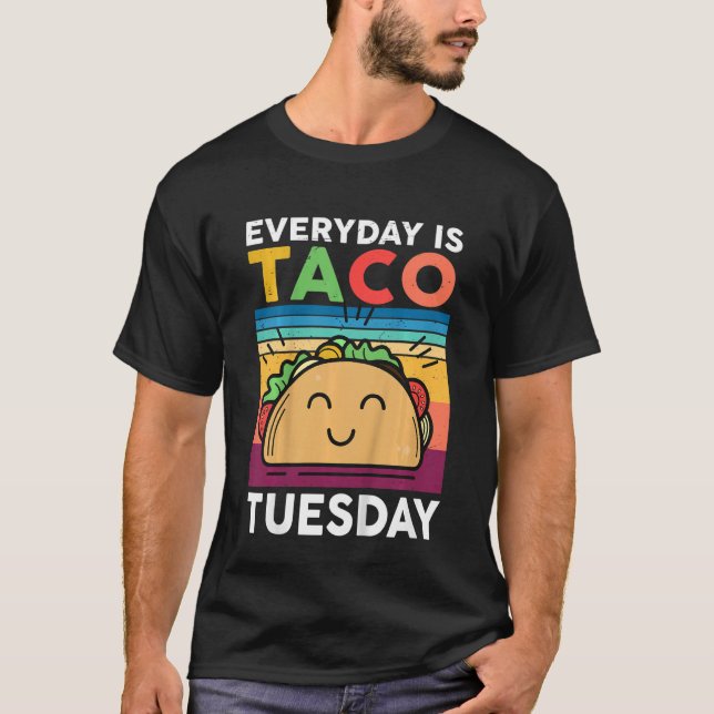 Kids Cinco De Mayo Everyday Taco Tuesday Mexican B T-Shirt (Front)
