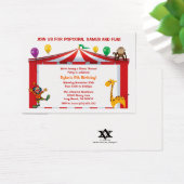 Kids Circus Birthday Party Invitations (Desk)