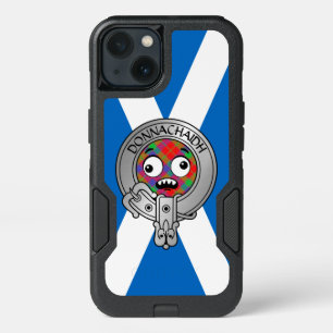 Kids Clan Donnachaidh Crest & Tartan on Saltire Ot iPhone 13 Case