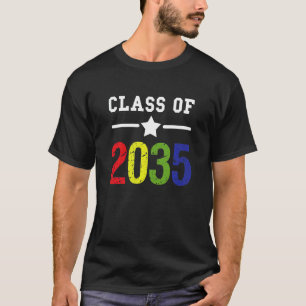 Kids Class Of 2035 1st Day Of School First Day Of T-Shirt