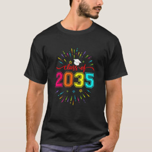 Kids Class Of 2035 1st Day Of School First Day Of T-Shirt