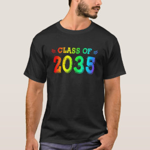 Kids Class Of 2035 1st Day Of School First Day Of T-Shirt