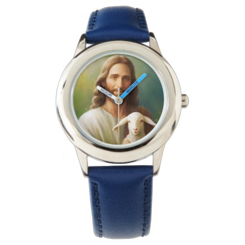 Kids Classic Leather Watch_Jesus Watch