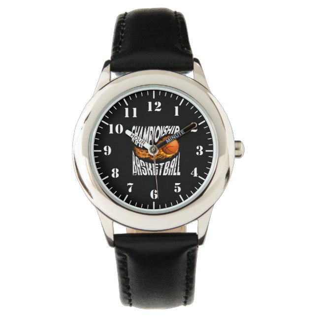 Kids Classic Watch-Basketball Watch (Front)