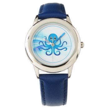 Kids Classic Watch-octopus Watch by photographybydebbie at Zazzle