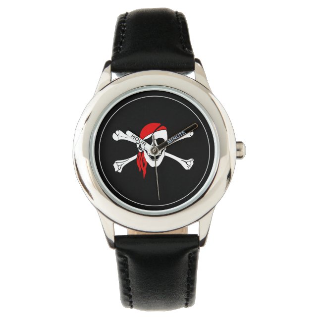 Kids Classic Watch-Pirate Skull Watch (Front)