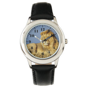 Kids Classic Watch/Wildlife Lion Watch