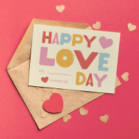 Kids Classroom Valentine's Day Cute Block Type