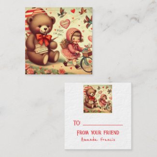Kids Classroom Vintage Valentine's Day  