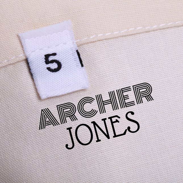 Kids Clothing Labels Self-inking Stamp (Creator Uploaded)