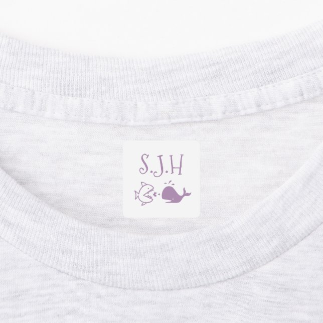 Kid's Clothing Labels Washable and Permanent (Affixed)