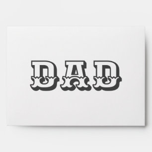 Kids color Dad's envelope, to Dad from Kids Envelope