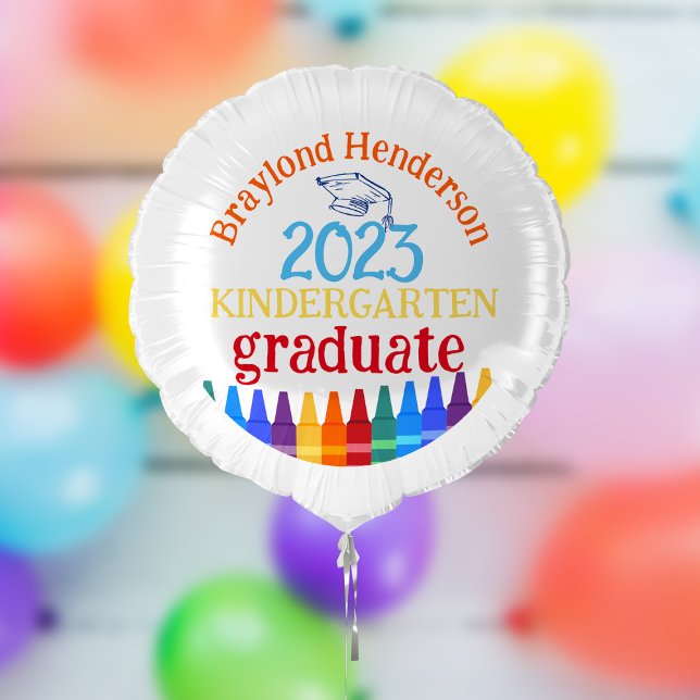 Kids Colorful Elementary School Graduation Balloon (Creator Uploaded)