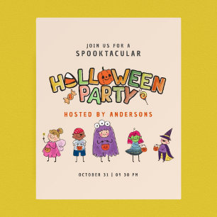 Kids Colorful Halloween Costume Party Foam Board
