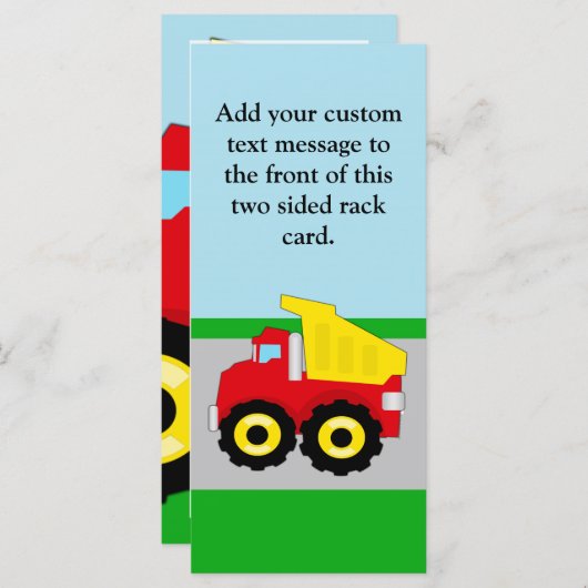 Kids Construction Dumptruck (Front/Back)