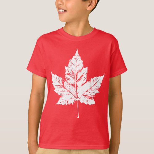 Kids Cool Canada T_shirt Retro Souvenir