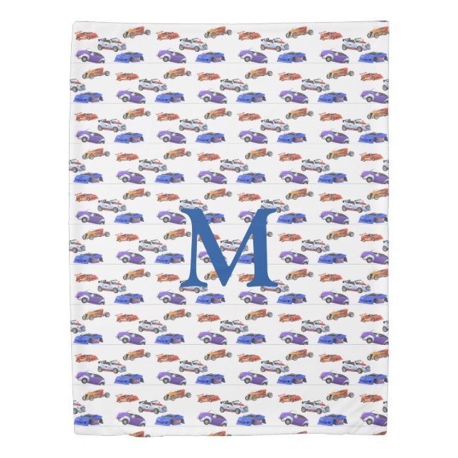 Kids' Cool Cars   Duvet Cover (Front)
