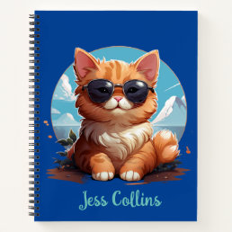 Kids Cool Cat  Notebook