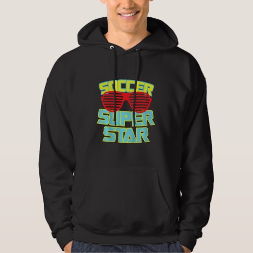 Kids Cool Soccer Stud Awesome Boy Girl Player 1 Hoodie
