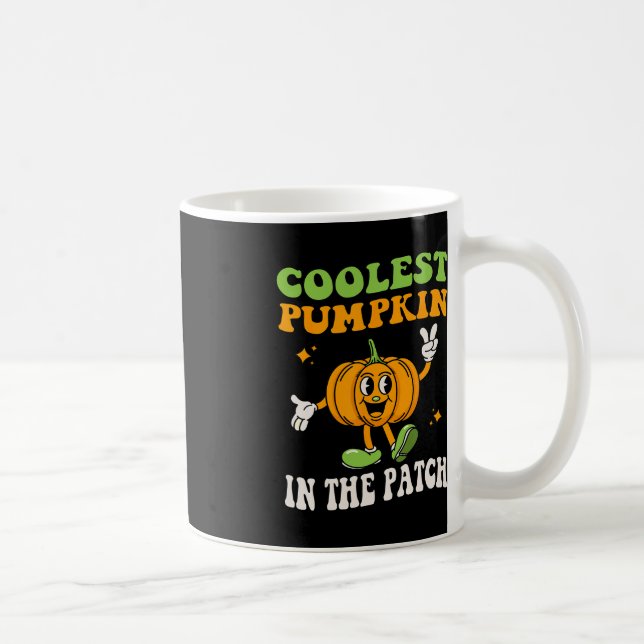 Kids Coolest Pumpkin In The Patch Halloween Toddle Coffee Mug (Right)