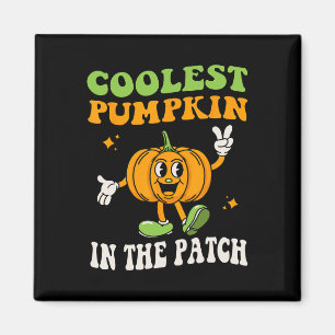 Kids Coolest Pumpkin In The Patch Halloween Toddle Magnet