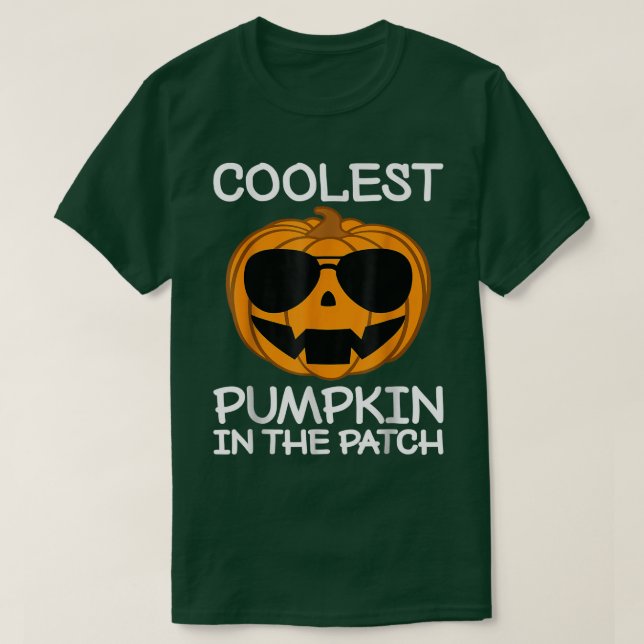 Kids Coolest Pumpkin In The Patch  T-Shirt (Design Front)