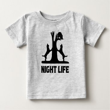 Kids Coon Hunting Night Life Hounds Treeing Baby T-Shirt