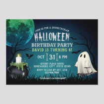 Kids Costume Halloween Birthday Party Invitation