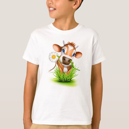 Kids Cow T_Shirt