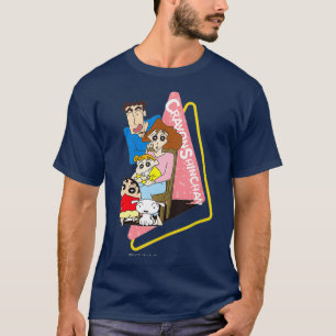 Kids Crayon Shinchan all members of the Nohara T-Shirt
