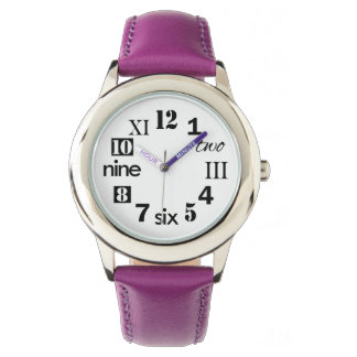 Kid's Creative Numbers Analog Watch