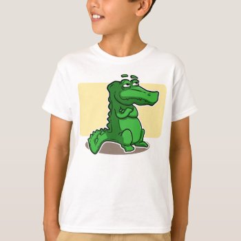Kids Crocodile T-shirt by Theraven14 at Zazzle