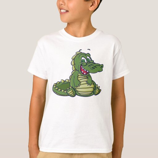 Kids Crocodile T Shirt | Zazzle