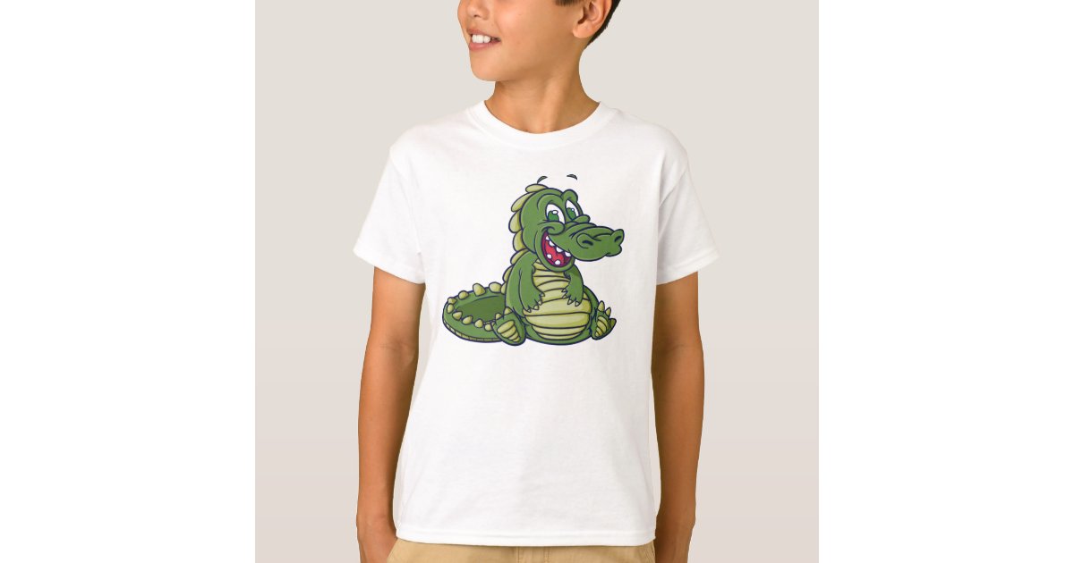 Kids Crocodile T Shirt | Zazzle