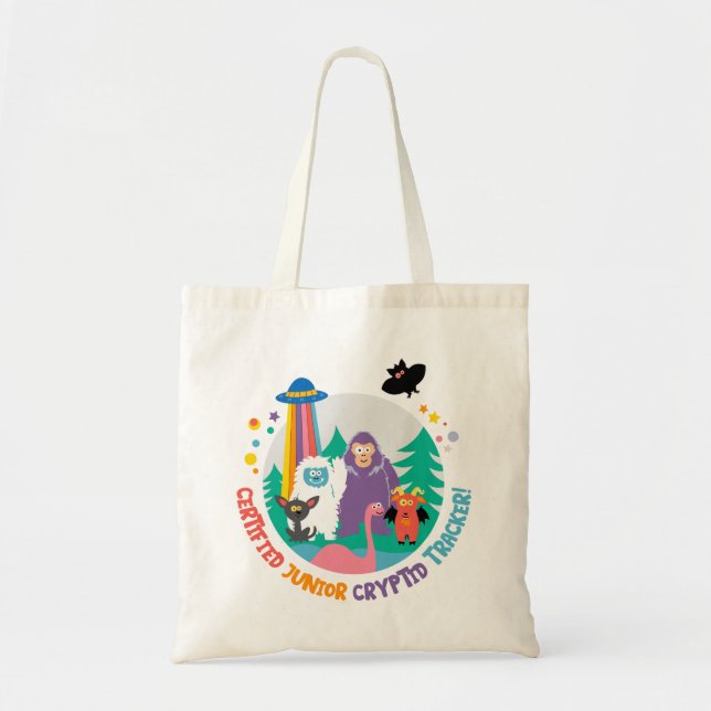 Kids Cryptid Tote Bag (Front)