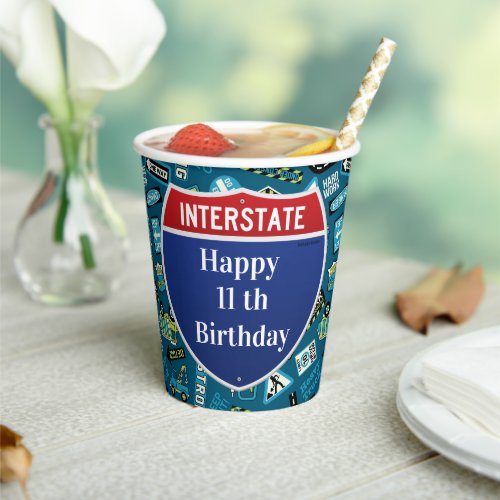 Kids Custom Age Birthday Paper cup