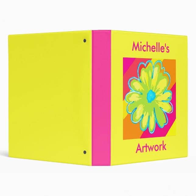 Kids custom artwork art binder (Background)