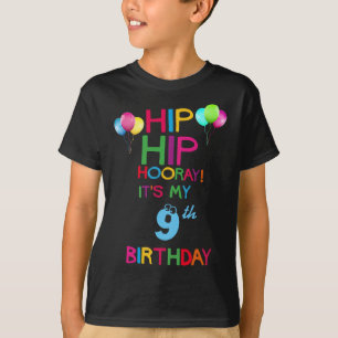Kids Custom Birthday Party T Shirt - Add Age