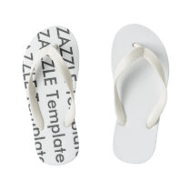 Kids' Custom Flip Flops Blank Template Kids' Custom Flip Flops Blank Template