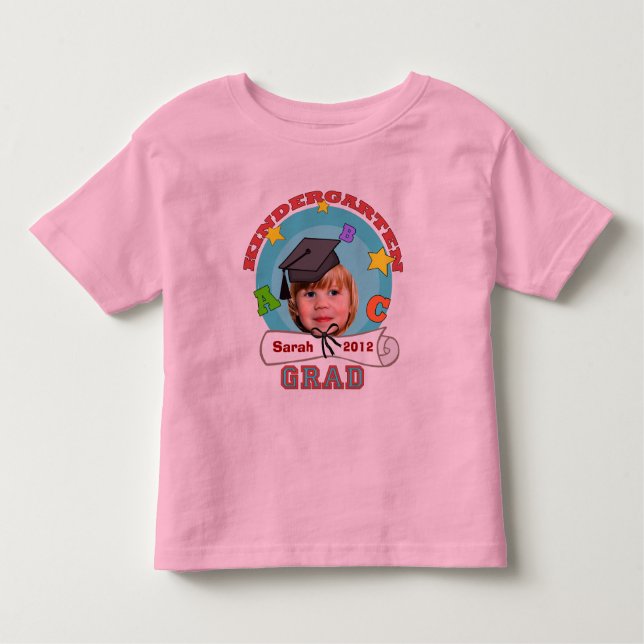 Kid's Custom Kindergarten Graduation T-Shirt (Front)