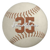kids custom name jersey number baseball eraser (Back)
