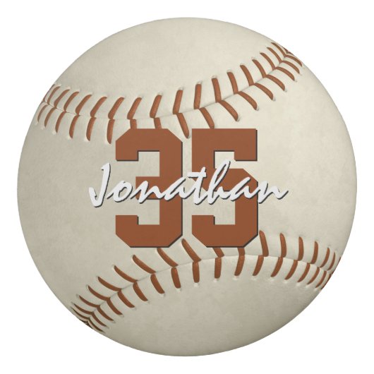 kids custom name jersey number baseball eraser (Front)