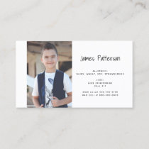 Kids Custom Photo Food Allergy Medical Alert Card