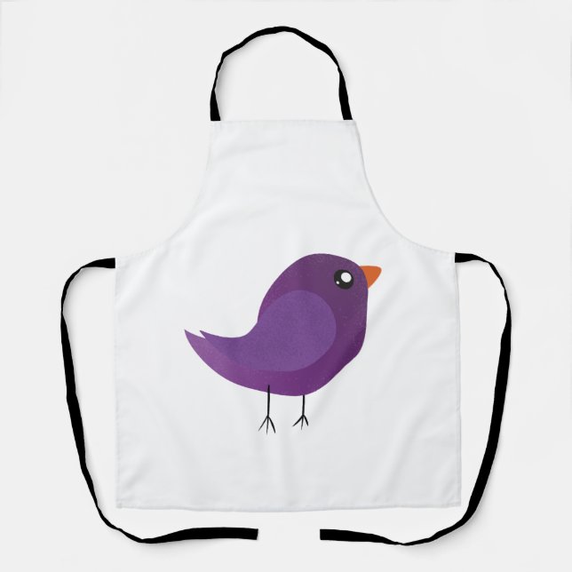 Kids cute birdy   apron (Front)