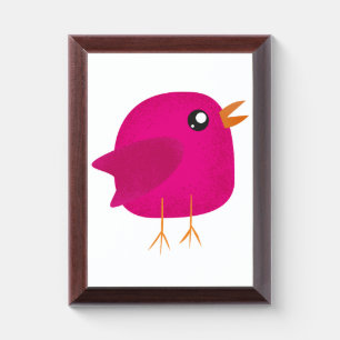 Kids cute birdy award plaque